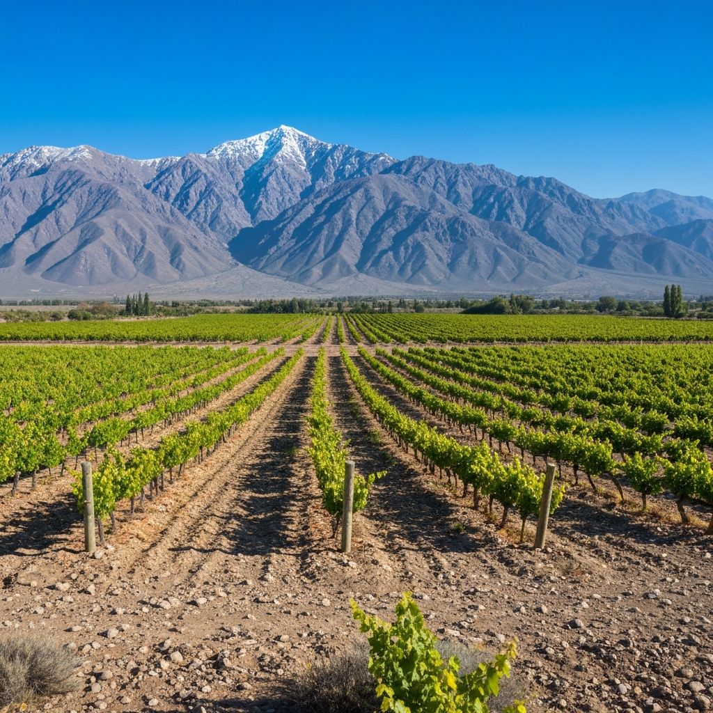 Valle de Uco con los Andes de fondo — Mosquita Muerta Wines
